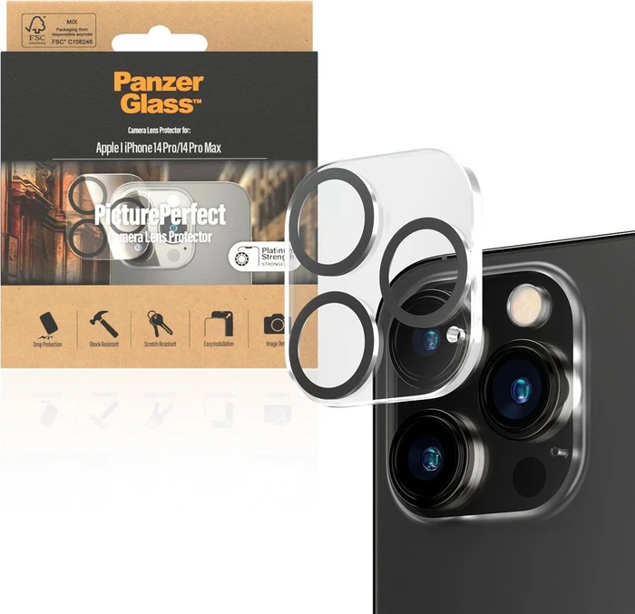 PanzerGlass PicturePerfect Camera Lens Protector für Apple iPhone 14 Pro/14 Pro Max