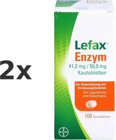 Bayer Enzym Lefax Kautabletten, 100 Stück