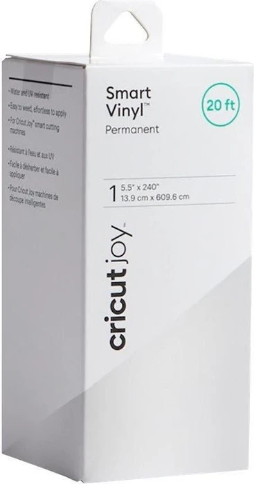 Cricut Joy Smart Vinylfolie permanent weiß, 13.9x609.6cm