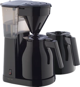 Melitta Easy Therm Kaffeemaschine mit 2 Kannen schwarz