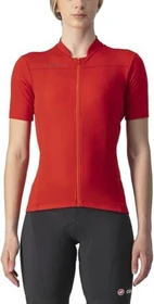 Castelli Anima 3 Trikot kurzarm rot/schwarz (Damen)