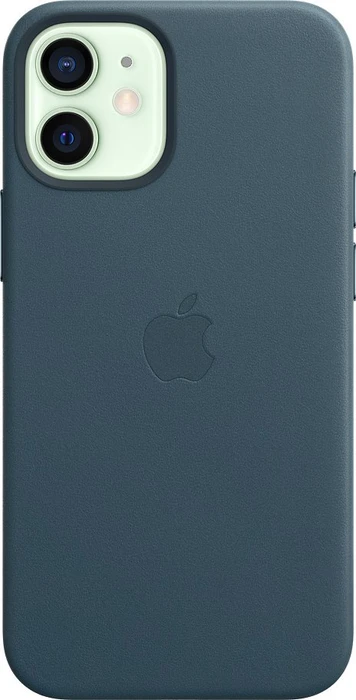 Apple Leder Case mit MagSafe für iPhone 12 Mini baltischblau
