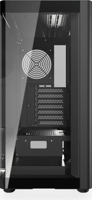 DarkFlash DS900G Black, USB-C, Glasfenster