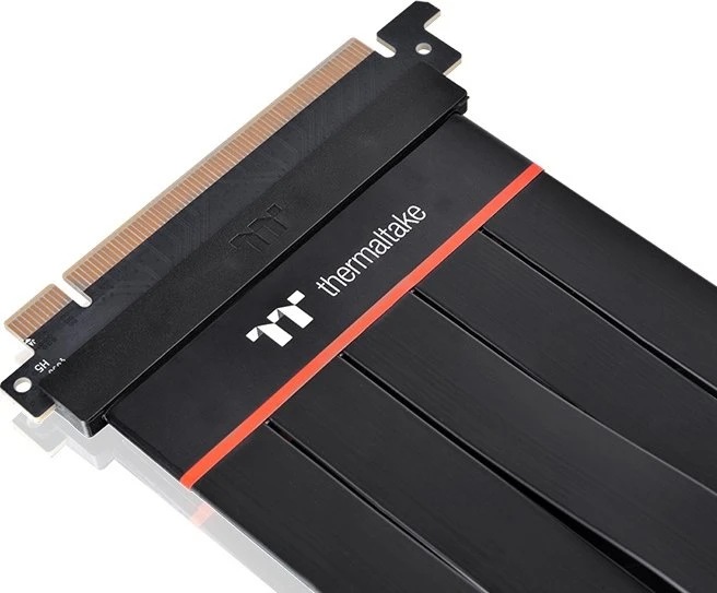 Thermaltake TT Premium PCI-E Extender Riser Card Cable, gewinkelt, PCIe 4.0, 200mm
