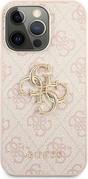 Guess Hard Cover 4G Metal Logo für Apple iPhone 13 Pro pink