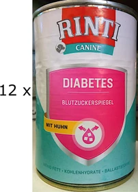Finnern Rinti Canine Diabetes Huhn, 4.80kg (12x 400g)