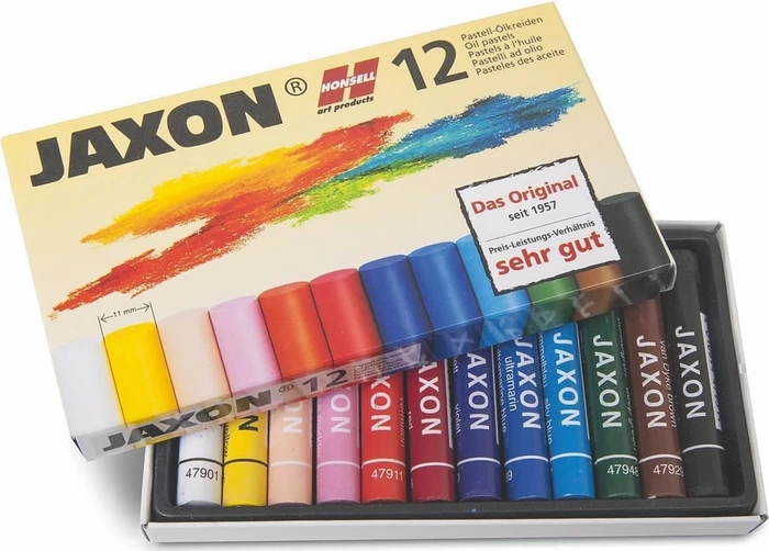 Jaxon Ölpastellkreide, 12 Farben