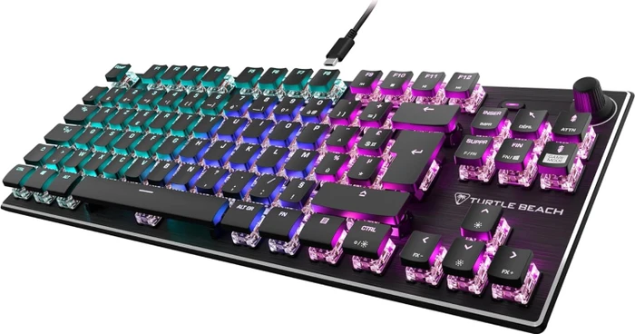 Turtle Beach Vulcan TKL, LEDs RGB, TITAN Mechanical Linear, USB, FR