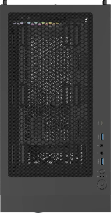 Genesis Diaxid 605 ARGB, schwarz, Glasfenster