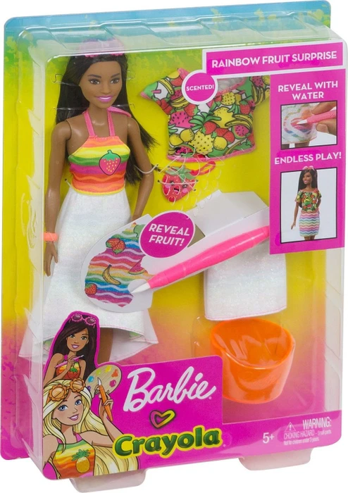 Mattel Barbie - Crayola Fruchtiger Farbenmix Puppe & Moden