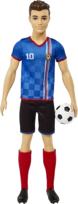 Mattel Barbie - Ken Ich wäre gern... Fußballspieler brünette Haare