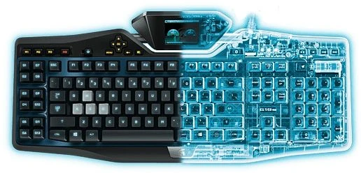 Logitech G19s Gaming Keyboard, USB, DE