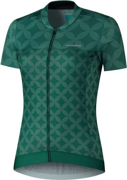 Shimano Sagami Trikot kurzarm grün (Damen)