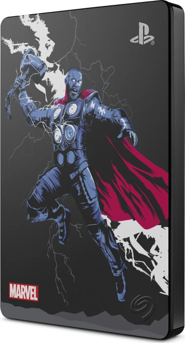 Seagate Game Drive for PlayStation - Marvel Avengers Limited Edition, 2TB, Thor, USB 3.0 Micro-B
