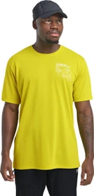 Jack Wolfskin Vonnan Graphic Funktionsshirt kurzarm explore chartreuse (Herren)
