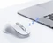 Baseus F02 Ergonomic Dual-Mode Wireless Mouse, weiß/grau, USB/Bluetooth Vorschaubild