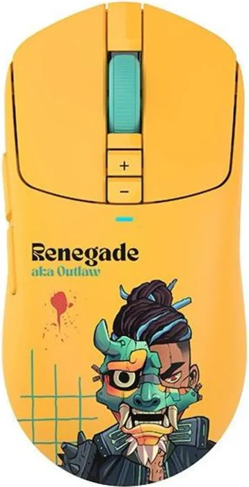 A4Tech Bloody R72 Ultra Duo Wireless Gaming Mouse mit Ladestation, Renegade Sunset, USB
