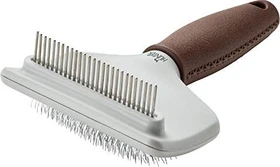 Hunter Spa Kombibürste Zupfen und Kämmen, für Hunde, 20.0x11.0cm, M, grau / braun