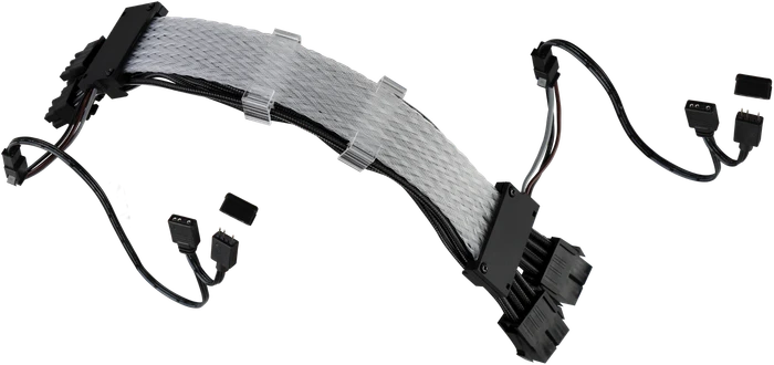 Gelid Solutions Astra, 6/8-Pin PCIe Verlängerungskabel, RGB beleuchtet, 30cm