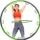 Tunturi Hula Hoop 100cm Gymnastikreifen (14TUSFU188)