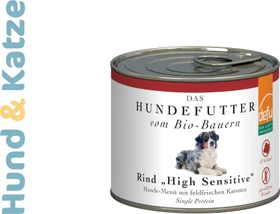 defu Sensitiv Rind getreidefrei Adult Hundefutter, 2.40kg (12x 200g)