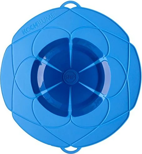 Kochblume Überkochschutz 33cm blau