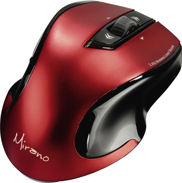 Hama Mirano Wireless Laser Mouse rot, USB