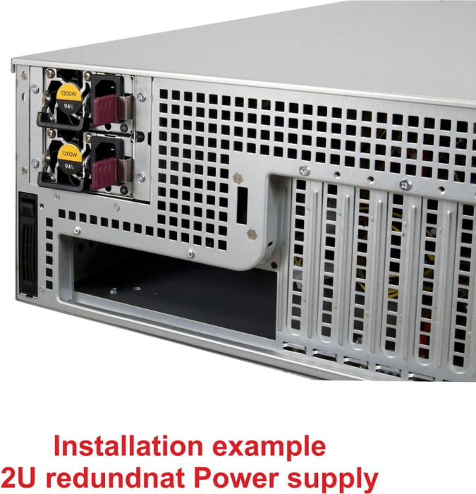 Inter-Tech IPC 4U-4408L, schwarz, 4HE, ATX