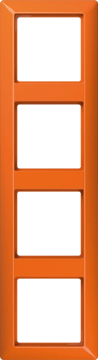 Jung Serie AS Rahmen Thermoplast 4-fach, orange