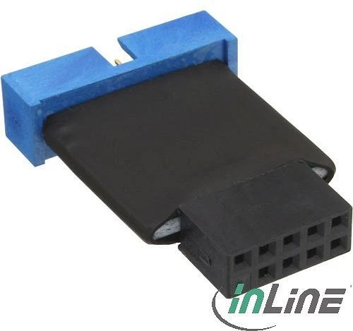 InLine USB 2.0 zu USB 3.0 Adapter, USB 2.0 Mainboard auf USB 3.0 intern