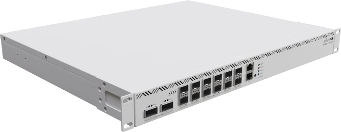 MikroTik RouterBOARD 25G Router, 12x SFP28, 2x QSFP28, 1x RJ-45