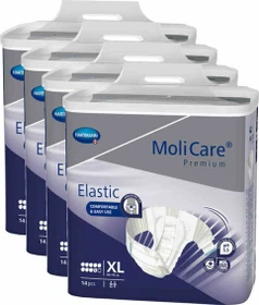 Hartmann MoliCare Premium Elastic 9 Tropfen Schutzhose Größe XL, 56 Stück (4x 14 Stück)
