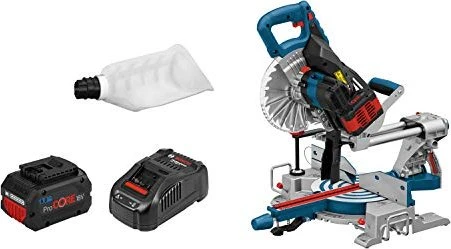 Bosch Professional GCM 18V-216 BITURBO Akku-Kappsäge inkl. 2 Akkus 5.5Ah