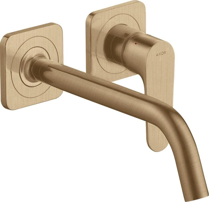 Hansgrohe Axor Citterio M Waschbeckenarmatur 227mm brushed bronze