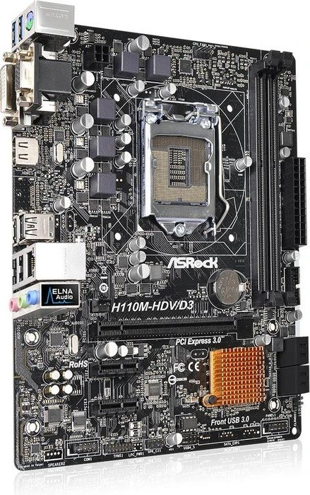 ASRock H110M-HDV/D3 (Intel 1151)