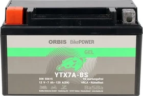 intAct Bike-power Gel YTX7A-BS