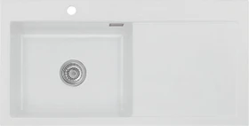 systemceram Mera 100 SL F Einbau Becken links satin