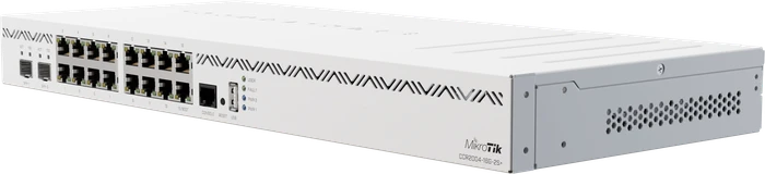 MikroTik RouterBOARD Rackmount Gigabit Router, 16x RJ-45, 2x SFP+