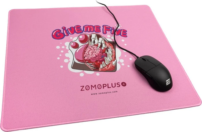 Zomoplus Give Me Five Gaming Mauspad, 500x420mm, pink