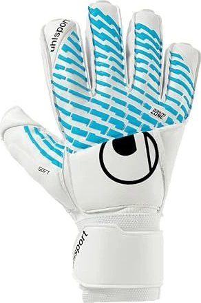 uhlsport FM Cybertec Soft Flex Frame Torwarthandschuhe white/cyber blue/black