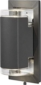 Konstsmide Potenza GU10 11.5cm Wandleuchte 2-flammig anthrazit