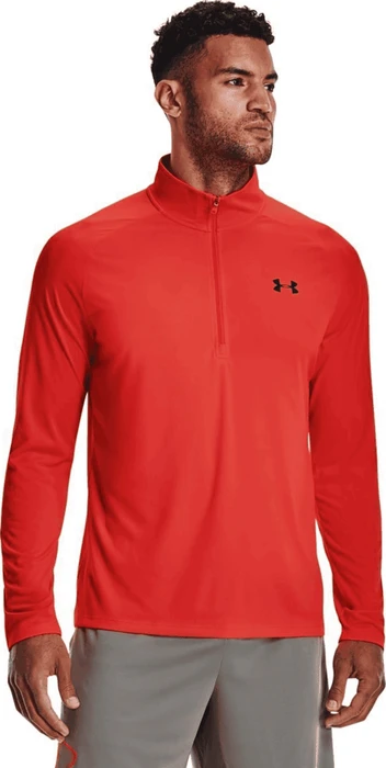 Under Armour Tech 2.0 Half Zip Funktionsshirt langarm phoenix fire/black (Herren)