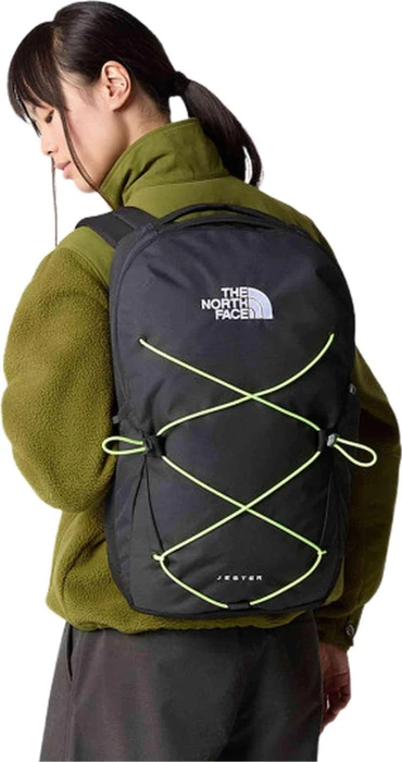 The North Face Jester tnf black heather/led yellow