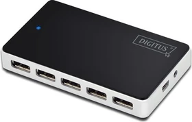 Digitus Assmann USB-Hub, 10x USB-A 2.0, USB 2.0 Mini-B [Buchse] (DA-70229)