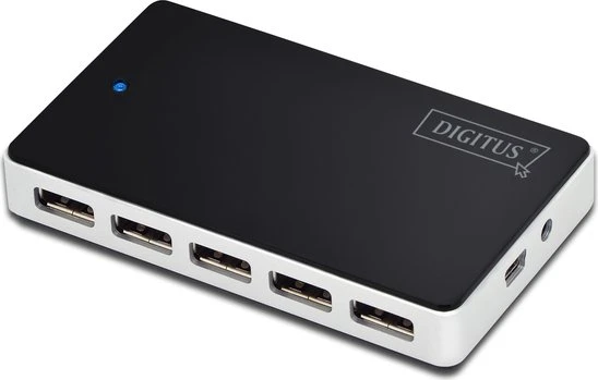Digitus Assmann USB-Hub, 10x USB-A 2.0, USB 2.0 Mini-B [Buchse]