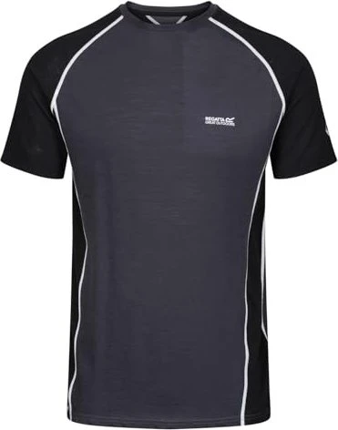 Regatta Tornell II Funktionsshirt kurzarm schwarz (Herren)