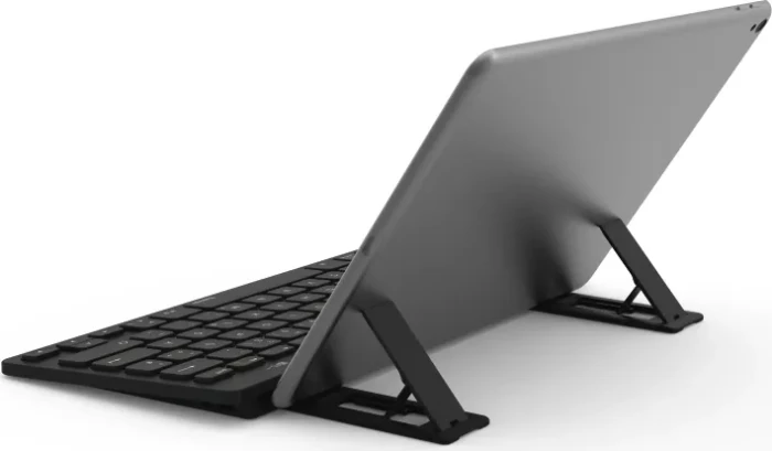 Hama KEY4ALL X2100 Multi-Device Tastatur mit Standfunktion, schwarz, Bluetooth, DE