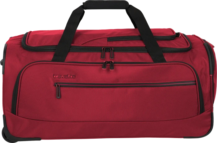 Travelite Crosslite Rollenreisetasche M red