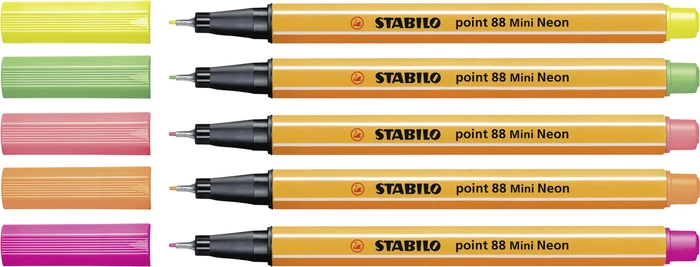 STABILO Pen 68/point 88 neon sortiert, 8er-Set, Kunststoffetui (68868/08-1) – Bild 5 von 11