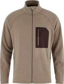 Fjällräven Kaipak Fleece Funktionsjacke suede brown/black oak (Herren)
